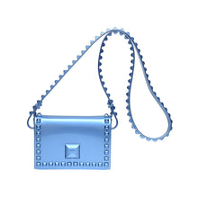 Cargar imagen en el visor de la galería, Mini Graziella Flap Crossbody - Metallic Jelly
