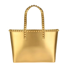 Cargar imagen en el visor de la galería, Seba Mid Tote Jumbo Studs - Metallic Jelly