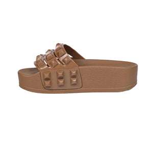 Carmen Platform Slides Sandals