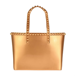 Seba Mid Tote Jumbo Studs - Metallic Jelly