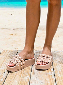 Carmen Platform Slides Sandals